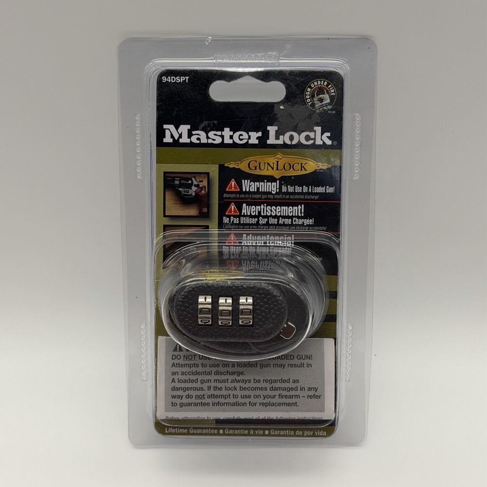 Master Lock‎ Combination Trigger Gun Safety Device Handguns Rifles 94DSPT